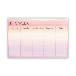 Purple Haze Weekly Desk Pad