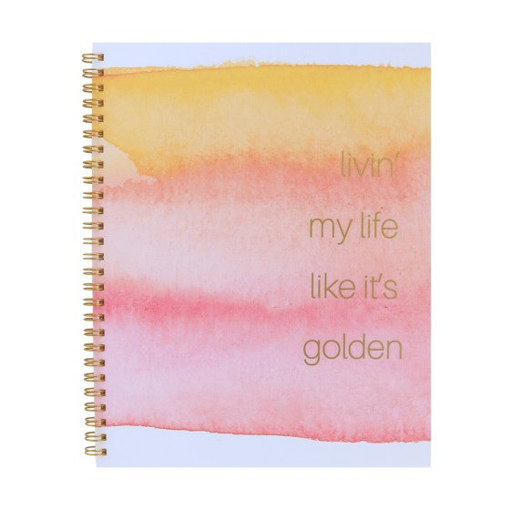 Livin' My Life Like It's Golden Notebook